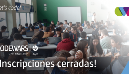 Inscripciones cerradas HP CODEWARS 2021 SPAIN VIRTUAL EDITION
