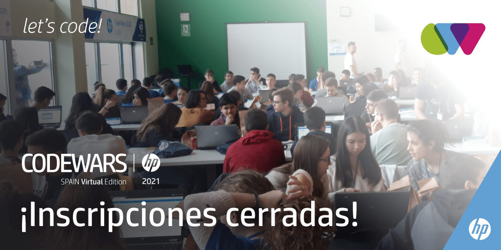 Inscripciones cerradas HP CODEWARS 2021 SPAIN VIRTUAL EDITION