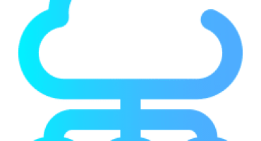 icono tipo vector que representa la nube con una estructura de archivos